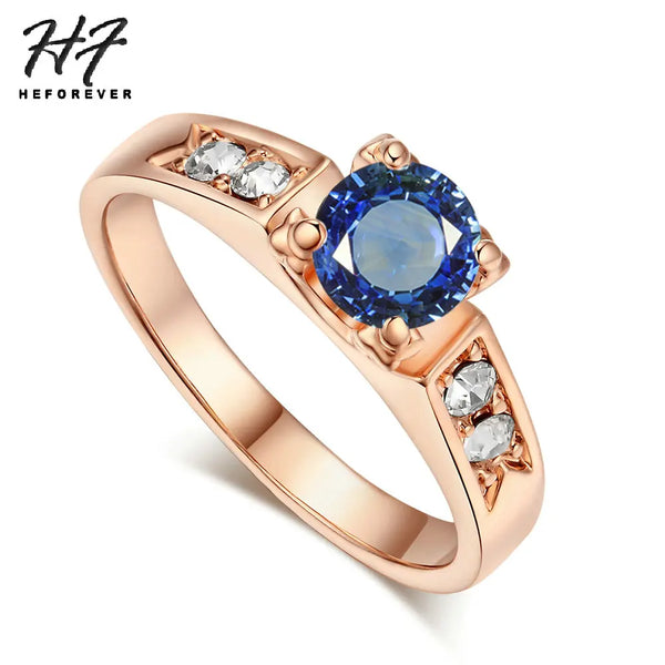 Classical Wedding Rings for Women Shiny Cubic Zircon Engagement Anniversary Gifts for Lady Girls Trend Jewelry Accessories R051