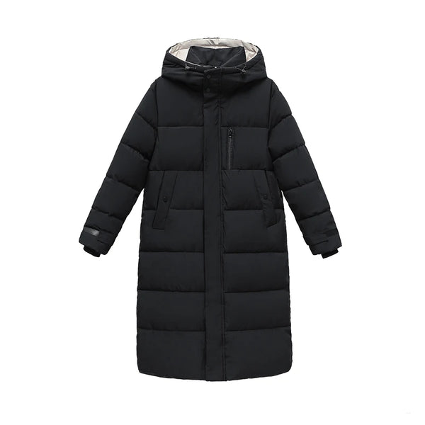 2023 Autumn and Winter Women's Korean Style Mid-Length Down Jacket Loose Parka Coat Women's Coat Winter Coat