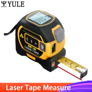 3 in 1 Laser Tape Measure Rangefinder Infrared High-Precision Intelligent Electronic Ruler Cross Line Measuring Instrument Level