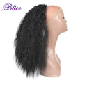 Blice Synthetic 20-24 Inch Kinky Curly Ponytail Heat Resistant Hair Extensions With Two Plastic Combs All Colors Available