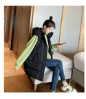 2022 Winter Cotton Down Vest Women Loose Waistcoat Warm Jacket Cotton Padded Jacket Sleeveless Female Winter Parkas Coats Bd188