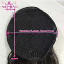 Aliballad Kinky Curly Drawstring Ponytail Human Hair Brazilian Afro Clip in Extensions for Black Women Remy 150g 4 Combs