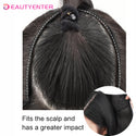 BEAUTY U-Shaped Hair Extension Synthetic Hair Long Straight Clip in Hair Extensions False Hair Black Ren Hair Pieces for Women