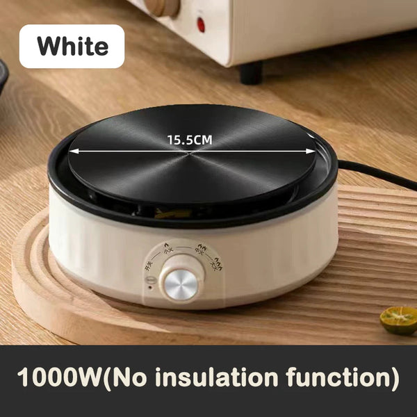 1000W Electric Mini Coffee Heater Milk Tea Mocha Heating Stove Hot Plate Multifunctional Cooking Pot Oven Small Furnace Cooker