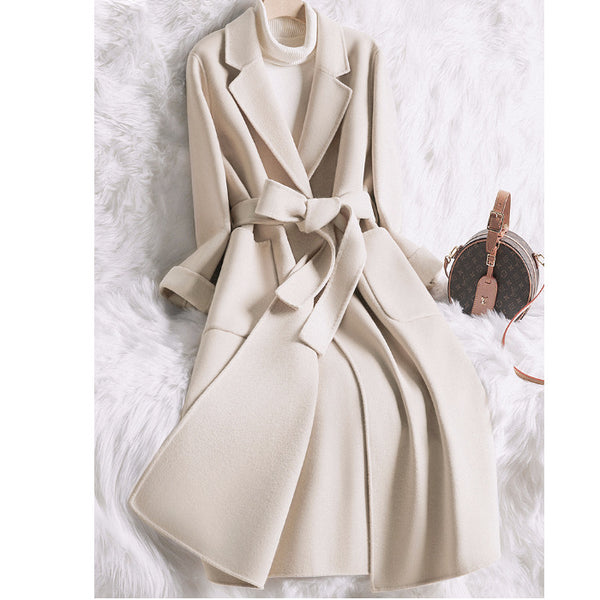 Coat Female Jacket Autumn Winter Jacket Women Clothes  Long Coats Korean Outwear