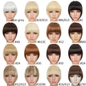 BENIHAIR Synthetic Clip in Hair Bangs Hairpiece Clip in Hair Extension Hair Extension Blunt Bangs Fake Bangs for Women