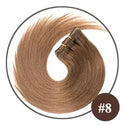 Doreen 10 12 14 16 Malaysia Short Double Weft Clip in Human Hair Extensions Thick 100% Straight Hair Clip in Extensions 7 Pieces