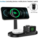 3 in 1 Magnetic Wireless Charger 15W Fast Charging Station for Magnetic iPhone 14 13 12 Pro Max Chargers for Apple Watch Airpods