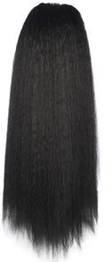 Blice Synthetic 18-24 Inch Kinky Straight Heat Resistant Hair Ponytail Extensions With Two Plastic Combs All Colors Available