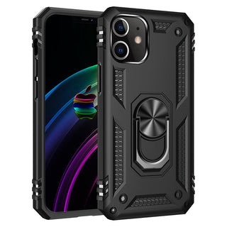 iPhone 13  Case With Kickstand, Heavy Duty Military Grade Protection Phone Case, Built-In 360° Rotate Ring Stand