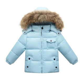 Buy blue Brand Orangemom 2023 Winter Children&#39;s Clothing Jackets Coat , Kids Clothes Outerwear Coats , White Duck Down Girls Boys Jacket