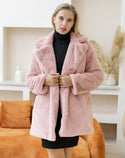 2022 Autumn Winter New Women Faux Fur Coat Elegant Fluffy Thick Warm Artificial Fur Coats