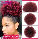 Afro Puff Drawstring Ponytail Extension Synthetic Kinky Curly Ponytail Hair Chignon Dreadlock Buns Afro Puff for Black Women