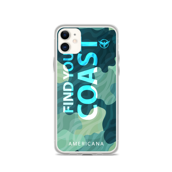 Find Your Coast® Camo iPhone Case