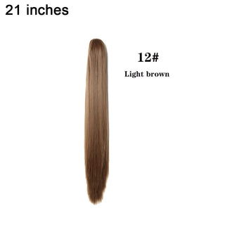 Buy 1221inch BENEHAIR Fake Ponytail Claw on Ponytail Long Wavy Clip in Hair Extension Hair Synthetic Hairpiece for Women Pony Tail Fake Hair