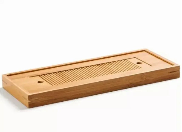 Bamboo  Tray High Quality 25*14*3.5cm Chinese Solid Tea Tray Household Tea Board Chahai /Tea Table WF