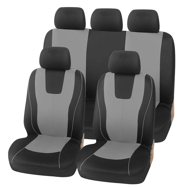 Car Seat Covers Airbag Compatible Fit Most Car, Truck, SUV, or Van 100% Breathable With 2 Mm Composite Sponge Polyester Cloth