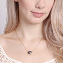 16355 - Cushion Glitter Necklace