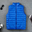 Coat Ultralight Sleeveless Puffer Vest Jacket Ultra Thin Warm Lightweight Down Jacket Waistcoat Winter Men Duck Down Vest Coats