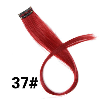 Buy 37 Alileader Clip on Hair Extension 57Color Ombre Straight Hair Extension Clip in Hairpieces High Temperature Faber Hair Pieces