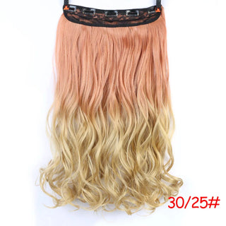 Buy 31 AOSIWIG 24inch 5 Clipsins Straight Hair Extentions Clip in on Hair Extension Black to Red Ombre Hairpiece Synthetic