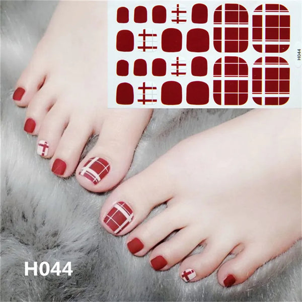 22Tips/Sheet Toenail Sticker