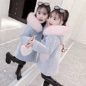 2024 New Fashion Kids Girl Overcoat Autumn Winter Clothes Wool Coat for Teens Jacket Warm Long Outerwear Coats Children Clothing