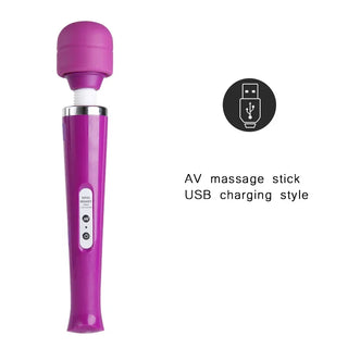 Buy v0134-purple Dildo Vibrator for Women Powerful Heating AV Massager Wand Vibrators G Spot  Clitoris Stimulator Sex Toy Adult 18 Masturbator