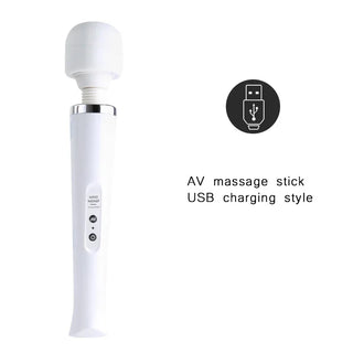 Buy v0134-white Dildo Vibrator for Women Powerful Heating AV Massager Wand Vibrators G Spot  Clitoris Stimulator Sex Toy Adult 18 Masturbator