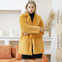 2022 Autumn Winter New Women Faux Fur Coat Elegant Fluffy Thick Warm Artificial Fur Coats