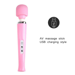 Buy v0134-pink Dildo Vibrator for Women Powerful Heating AV Massager Wand Vibrators G Spot  Clitoris Stimulator Sex Toy Adult 18 Masturbator