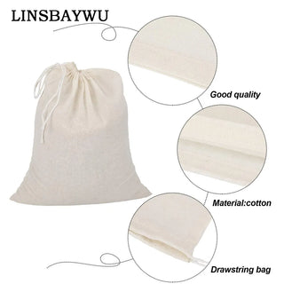 Cheesecloth Bags Nut Milk Strainer Cotton Muslin Bags Mesh Food Bags for Yogurt Coffee Tea Juice Wine Supplies Nylon Filter SGS