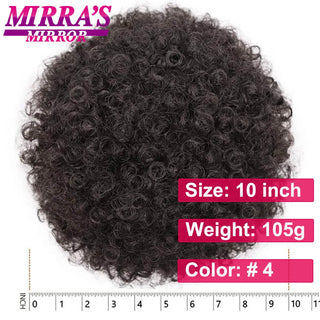 Buy fbbzt10-4 Afro Puff Drawstring Ponytail Extension Synthetic Kinky Curly Ponytail Hair Chignon Dreadlock Buns Afro Puff for Black Women