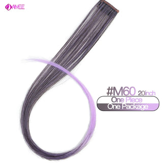 Buy 60 AIYEE Hair Extensions Pure RainBow Hairpiece Clip in Hair Piece Synthetic Long Straight Ombre Pink Red Rainbow Hair Piece