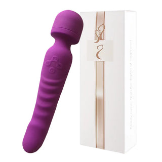 Buy purple-with-box Dildo Vibrator for Women Powerful Heating AV Massager Wand Vibrators G Spot  Clitoris Stimulator Sex Toy Adult 18 Masturbator