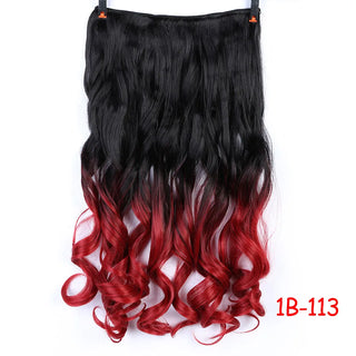 Buy 99 AOSIWIG 24inch 5 Clipsins Straight Hair Extentions Clip in on Hair Extension Black to Red Ombre Hairpiece Synthetic