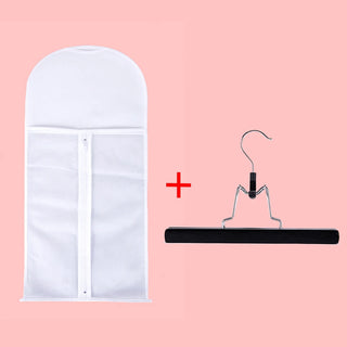 Buy bai-dai-hei-jia Alileader Cheap 4 Colors Portable Wig Bag With Hanger Wig Storage Bags Pack Holder for Virgin Hair Weft Clip in Hair Extension