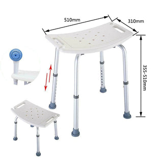 Buy b Bathroom Safety Anti-Slip Shower Chair for Elderly Pregnant Disabled Bathroom Shower Bench Adjustable Height Shower Tub Stool