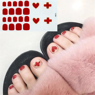 Buy h012 22Tips/Sheet Toenail Sticker