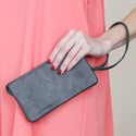 005 - Leather Wallet With Detachable Wristlet