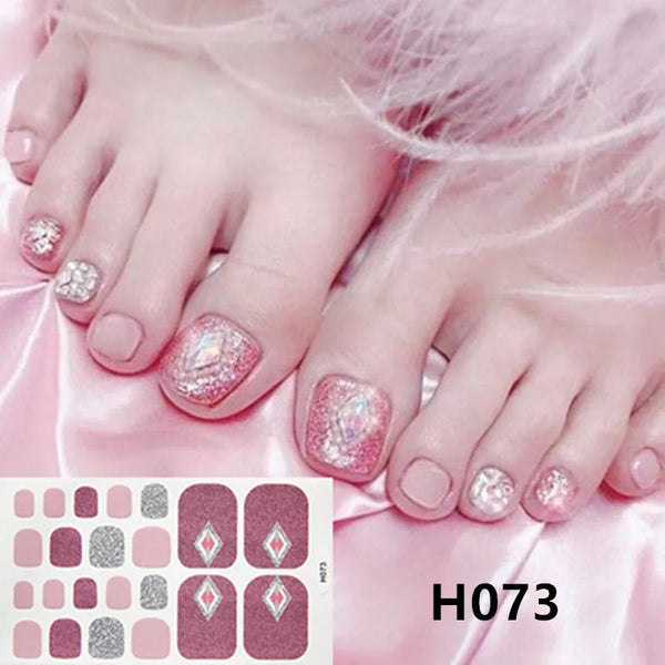 22Tips/Sheet Toenail Sticker