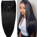 Clip in Hair Extensions Human Hair 10 to 26 Inch