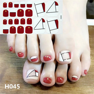 Buy h045 22Tips/Sheet Toenail Sticker