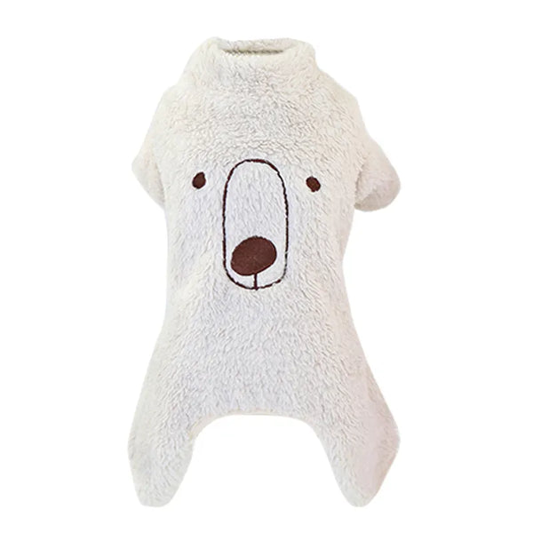 Dog Cat Clothes Cotton Sweater Coats Jumpsuit Chihuahua Clothing Winter Coat Jacket Hooded Pajamas Dog Costume