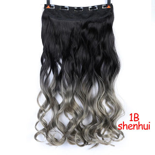 Buy 350 AOSIWIG 24inch 5 Clipsins Straight Hair Extentions Clip in on Hair Extension Black to Red Ombre Hairpiece Synthetic