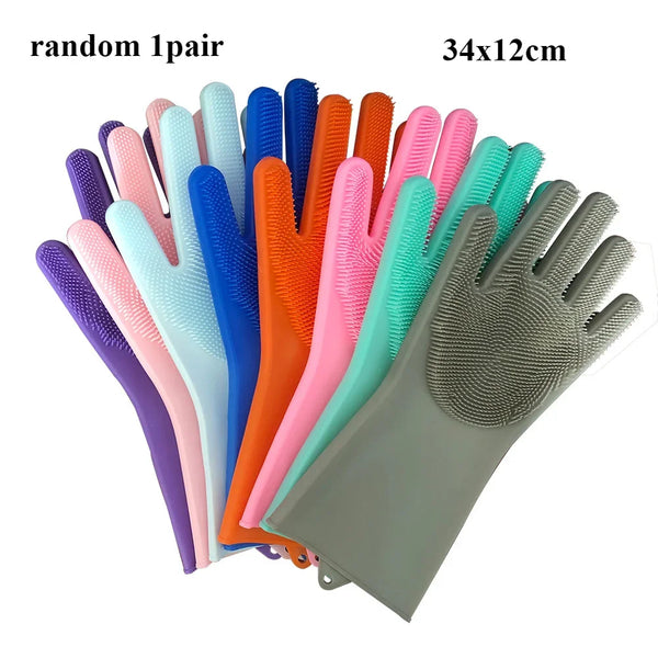 35/45/55cm Black Gloves Heavy Duty Rubber Gloves Acid Alkali Resistant Chemical Work Safety for Industry Labor Protective Glove