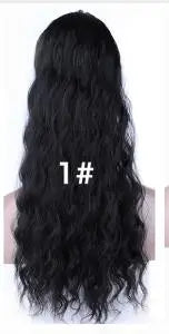 Buy 1 Blice Synthetic 20-24inch Curly Ponytail Hairpiece Pure Color Alita Heat Resistant Hair Extensions With Two Plastic Combs