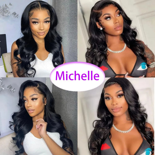 Body Wave Clip in Hair Extensions for Black Women 100% Unprocessed Virgin Human Hair Clip in Extensions #1B Natural Black Color