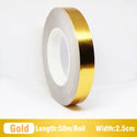 50M Self-Adhesive Tile Sticker Tape Gold Silver Floor Waterproof Wall Gap Sealing Strip Tile Beauty Seam Sticker Home Decoration