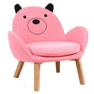 Buy pink-bear Children Bedroom Back Sofa Seat for Dormitory Baby Learning Cartoon Shape Mini Sofas Kids Furniture Lazy Sofa Chair With Armrest